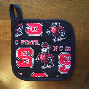 Handcrafted NC State Potholder